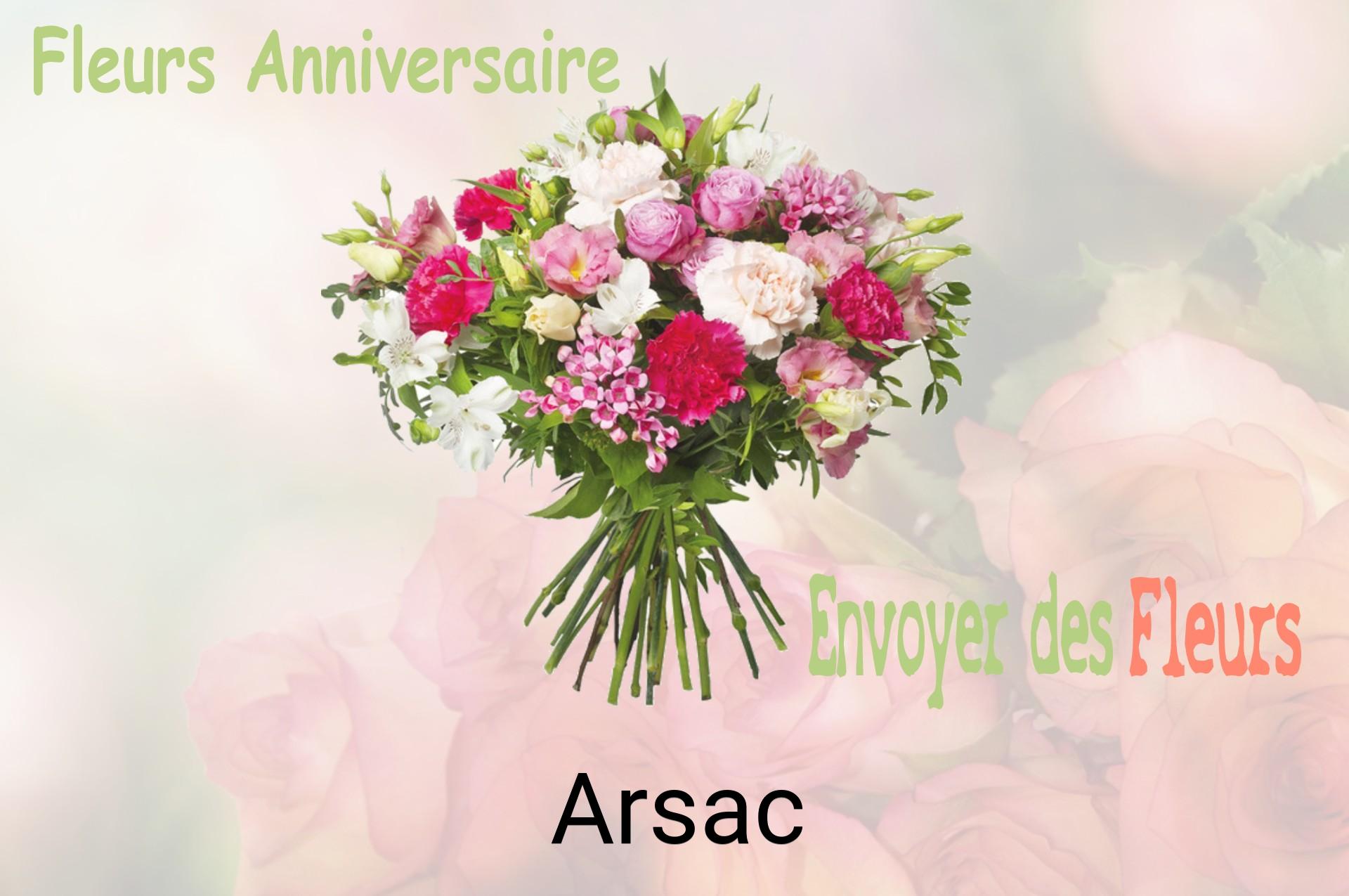 Bouquet de fleurs d’anniversaire livré à Arsac